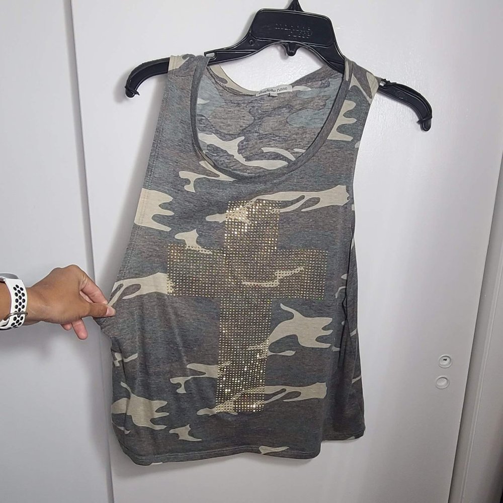NEVER WORN CAMO TANK TOP